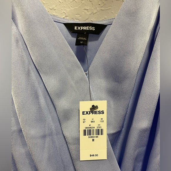 Brand New with Tag, Express Bodysuit, Medium, Baby Blue - Picture 2 of 3